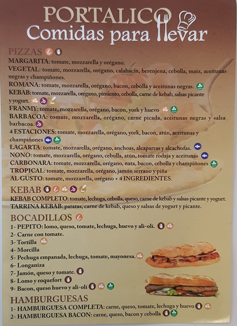 comida para llevar portalico 1